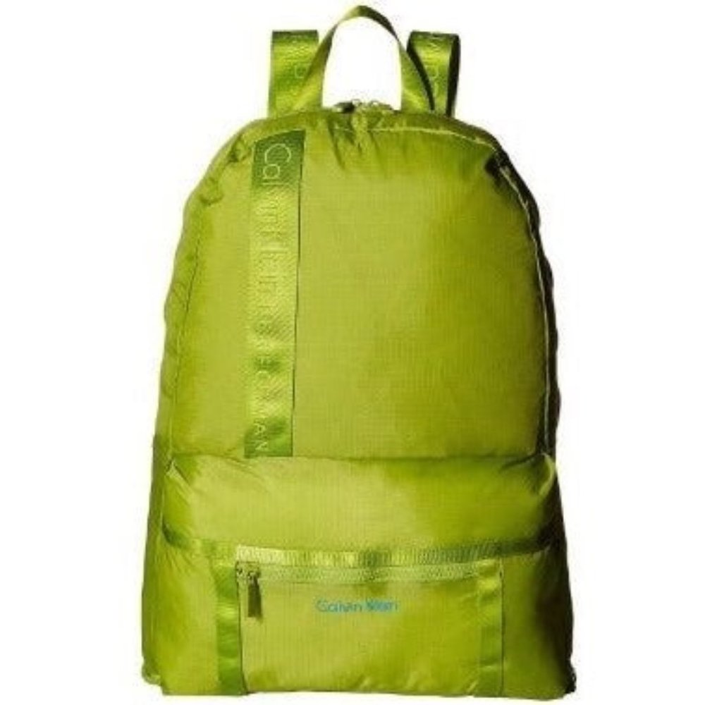 LIME GREEN CALVIN KLEIN BACKPACK